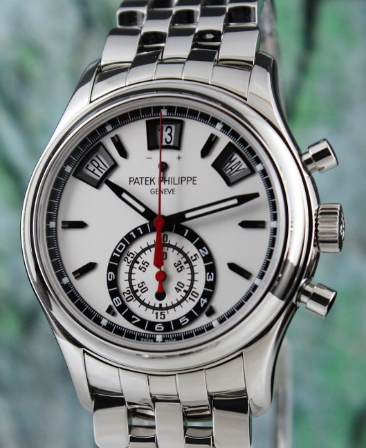 (image for) Like New Patek Philippe Annual Calendar Chronograph Watch / 5960/1A-001